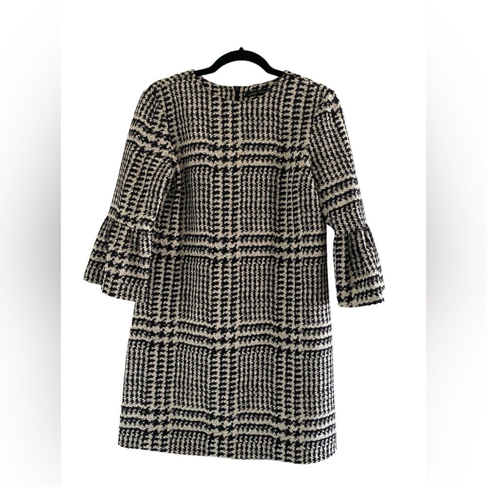 Zara - Black and White mini dress - size: S